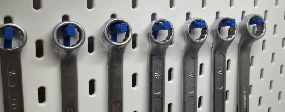 Universal Design Learning Model Strong Universal Hook for IKEA Skådis Pegboards - Free 3D Print Model ...