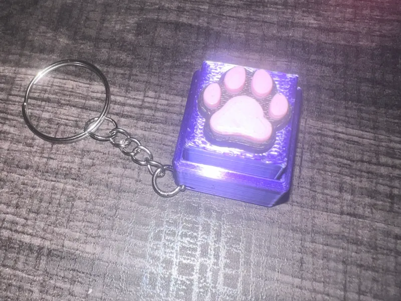 Paws Clickers Fidget With KeyChain