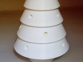 Christmas tree with LEDs 