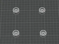 Jante fleur pour mini 4WD Tamiya — photo 2
