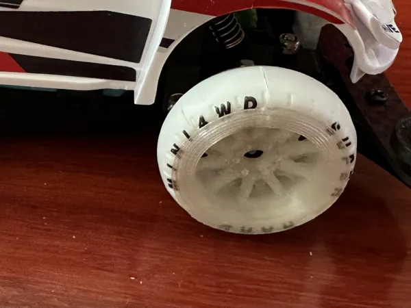 Jante fleur pour mini 4WD Tamiya
