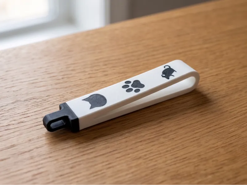Cat Keychain - Silhouette Edition (Cat/ Paw/Mouse)