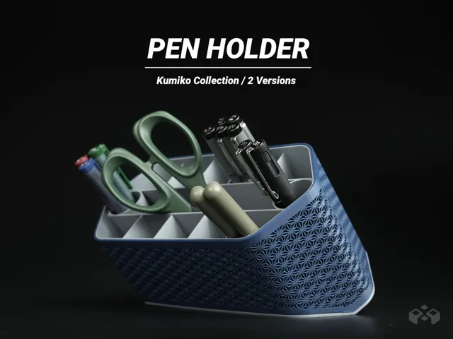 Asanoha Pen Holder - Desk Organizer