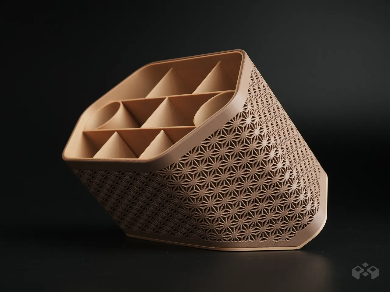 Asanoha Pen Holder - Desk Organizer view 4