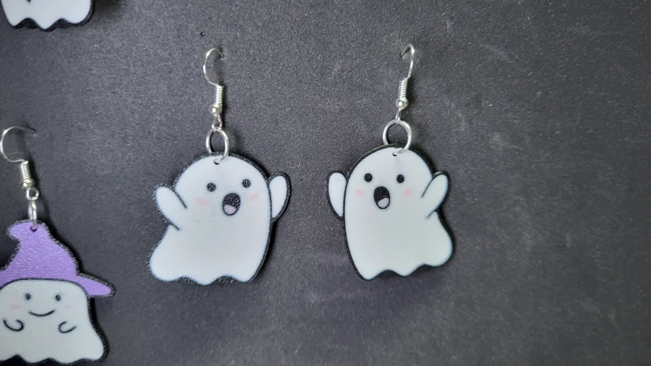 Cute Ghost Earrings view 4