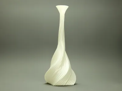 Serene and Elegant Silk Spinning Vase 03