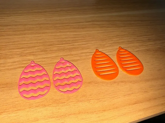 Easter Egg Earrings view 2