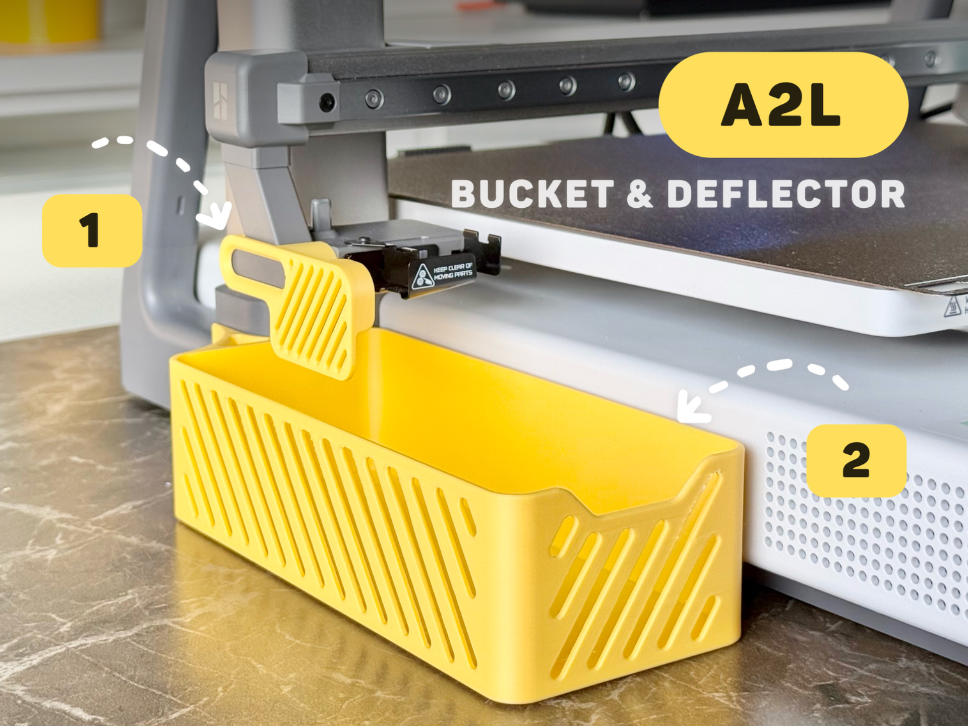 A2L Poop Bucket & Deflector