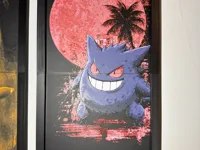 200mm x 400mm Gengar 2-piece Hueforge
