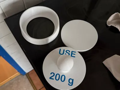 Burger press for 200g 