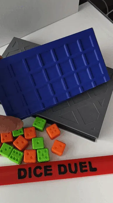 DICE DUEL - Book Case Board Game