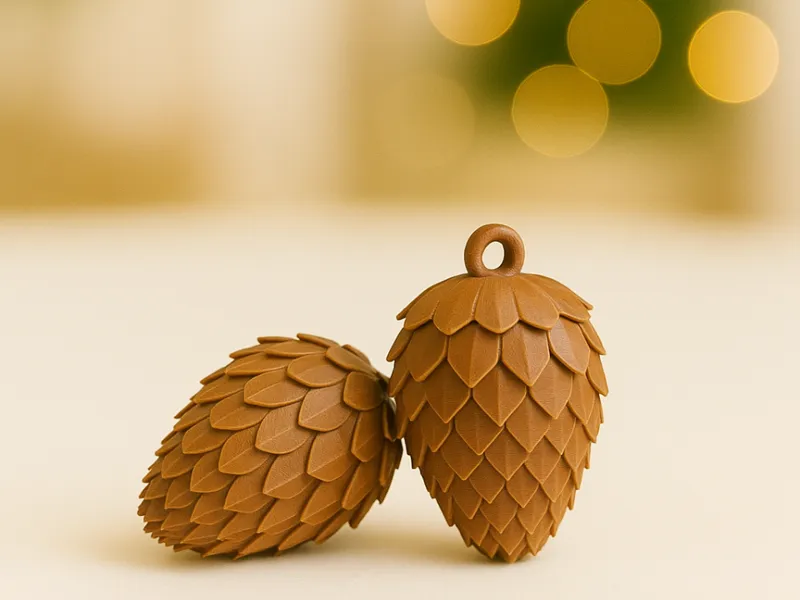 Pinecone ornament