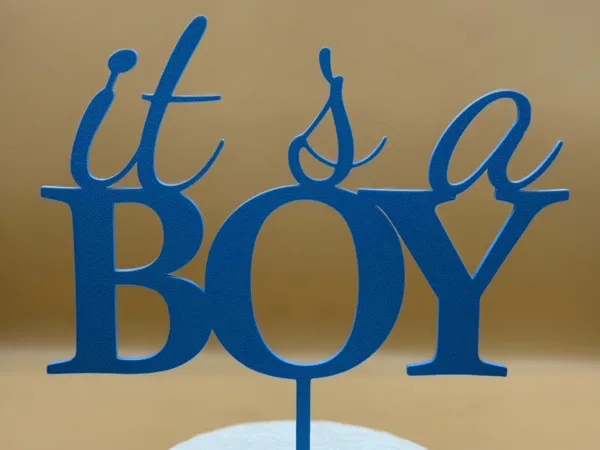 Topper de gâteau « It's a Boy »