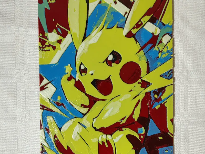 Pikachu Pokemon Hueforge