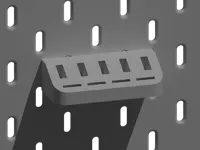 Range USB et microSD pour panneau Ikea Skådis — photo 2