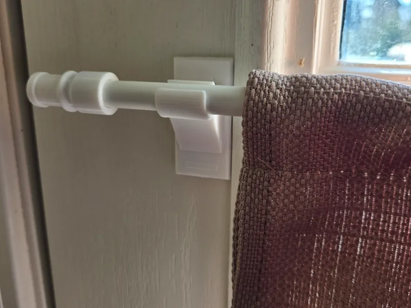 Curtain rod holder 
