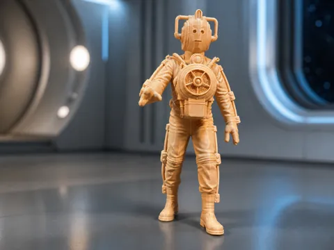Pieza para disfraz o exhibición: Cyberman 1968 (Wheel in Space) – Doctor Who — referencia de MakerWorld