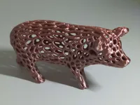 Cochon façon voronoï — photo 2