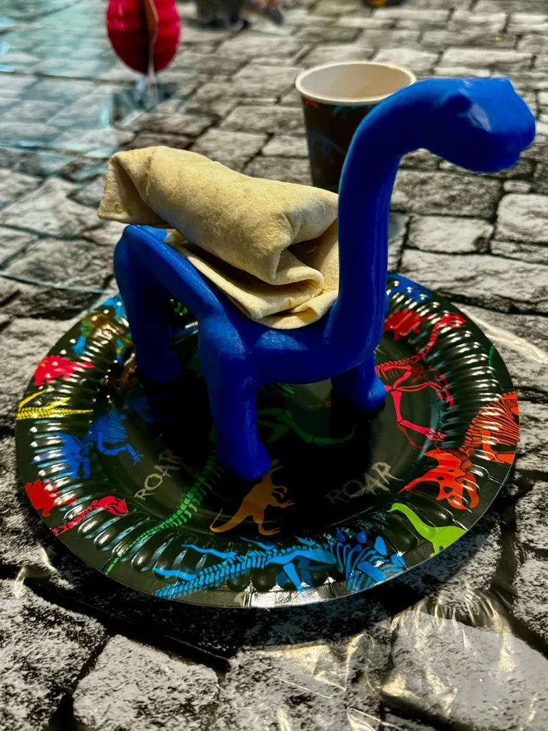 DInosaur shaped taco holder