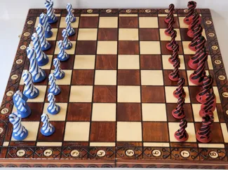 Spiral Passthrough Chess Full Set