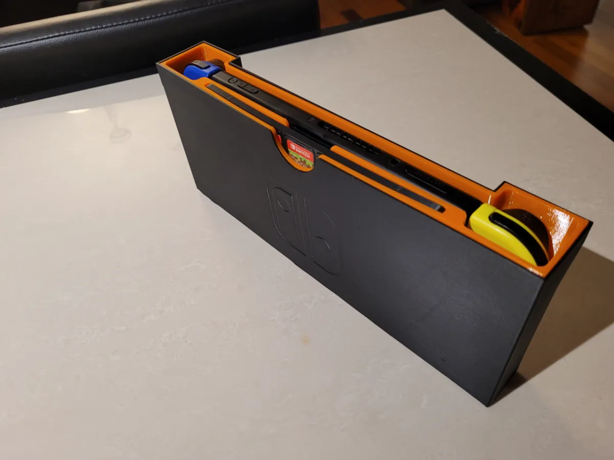 NINTENDO SWITCH CASE + CARDS HOLDER - Free 3D Print Model - MakerWorld - 3D model önizlemesi