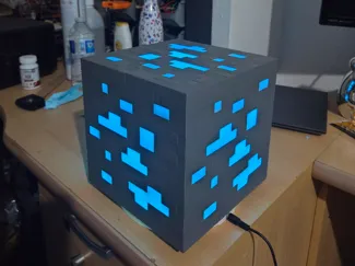 Minecraft Ore Night Lamp Ornament  