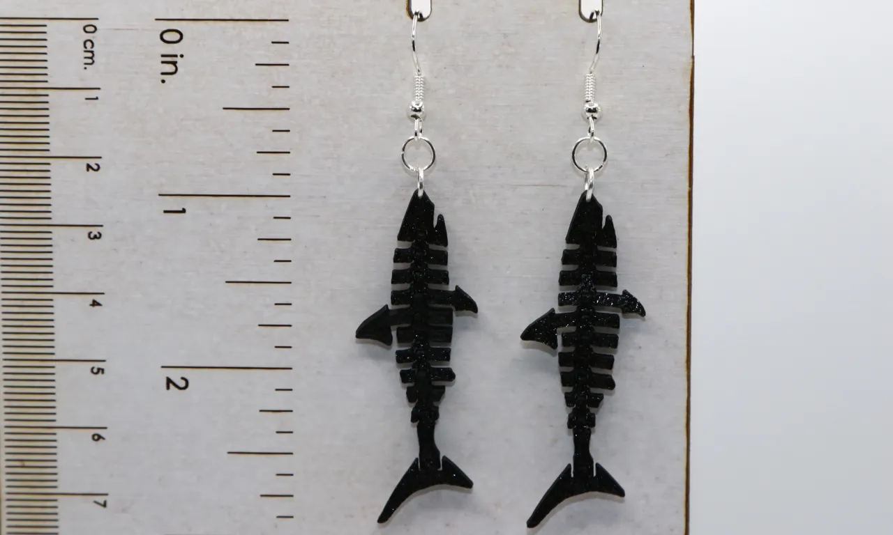 Flexi Shark Earrings view 2