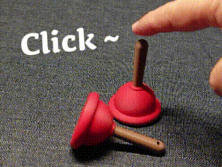 Toilet Plunger Fidget Keychain