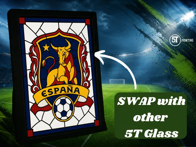 Spain national team light (Swappable Glass)