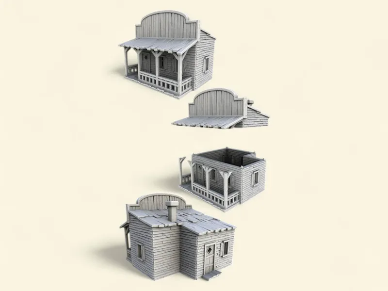 Wildwest-Serie  /  Haus 14