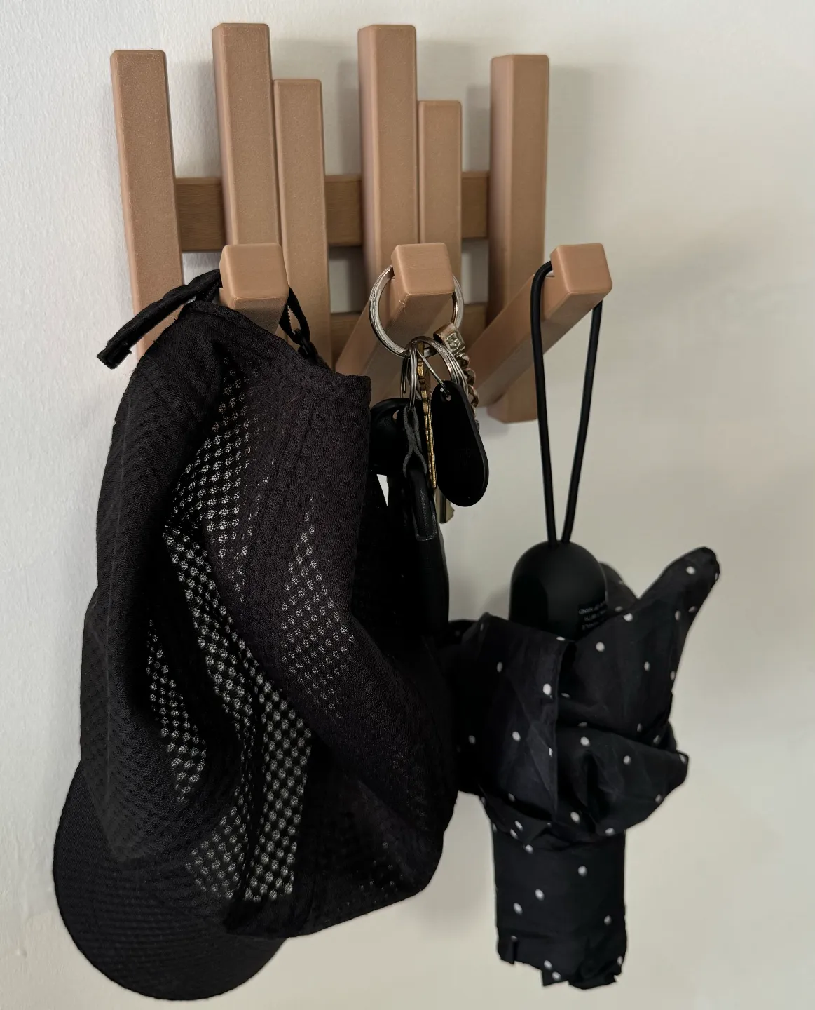 Wall Mounted Flip-Down Hangers view 2