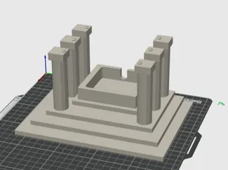 Roman/Greek Airpod Temple