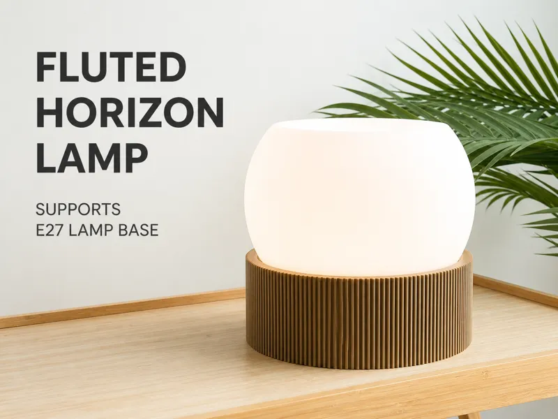 Fluted Horizon Lamp