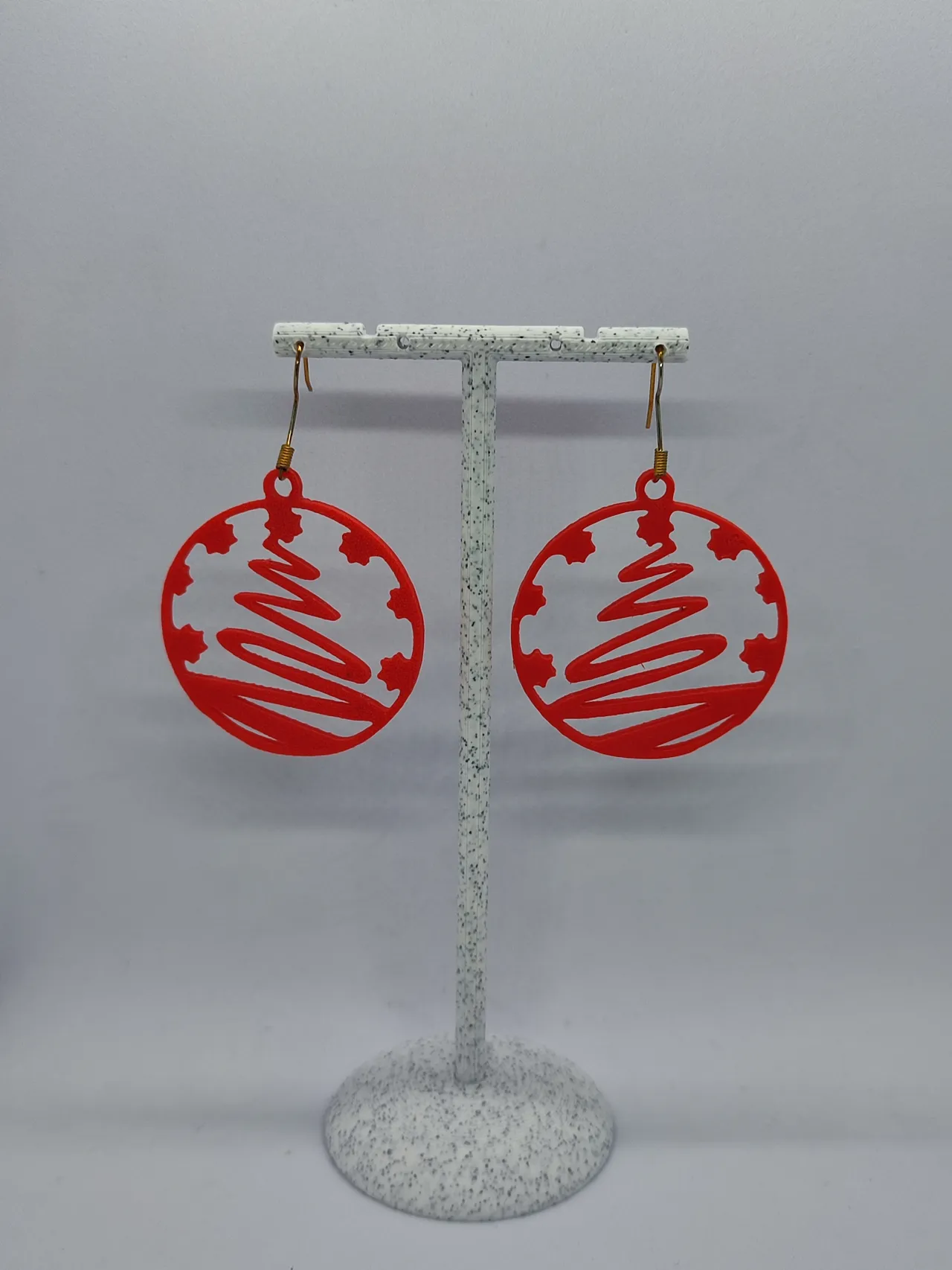 Aretes Bolas de Navidad Scribble view 2