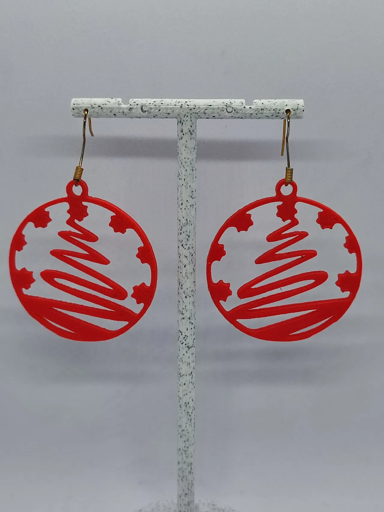 Aretes Bolas de Navidad Scribble view 3