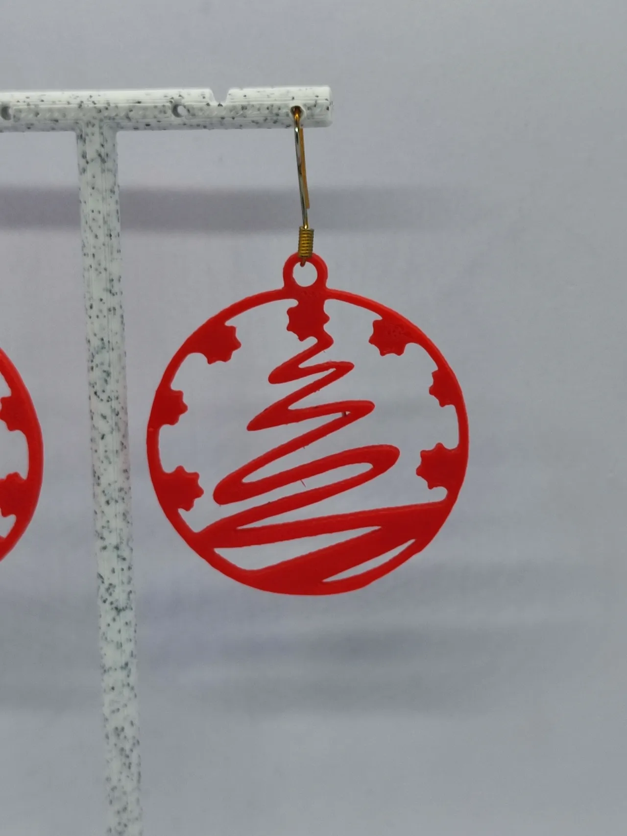 Aretes Bolas de Navidad Scribble view 4