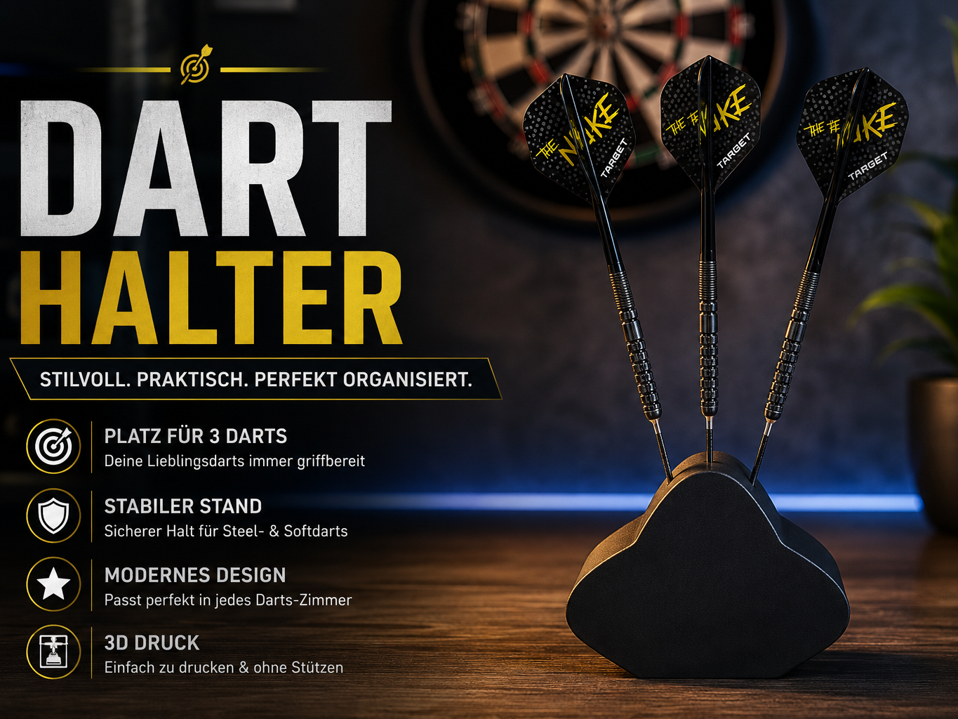 Dart Halter für 3 Darts