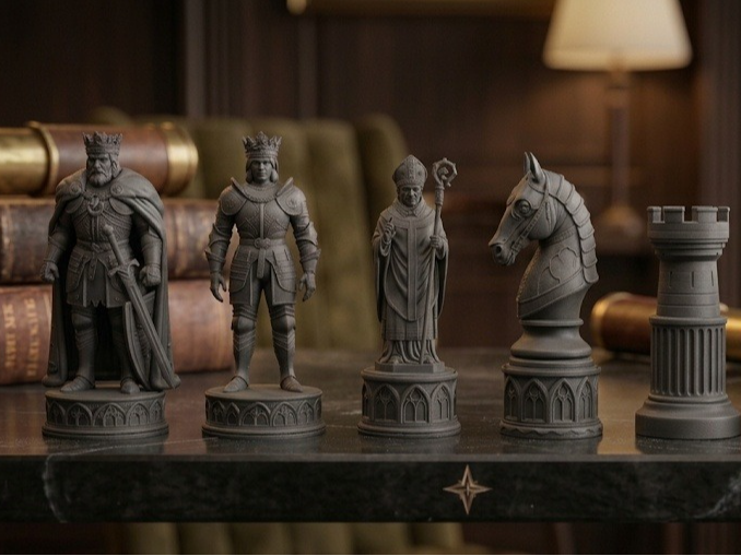 Medieval Grandmaster Chess Set