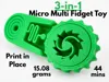 0.2mm layer, 2 walls, 15% infill