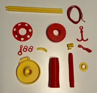 Canne à pêche jouet pour piscine, avec cliquet sonore — photo 4