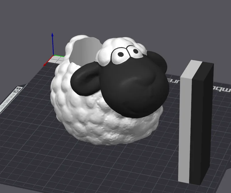Sheep planter - Colored