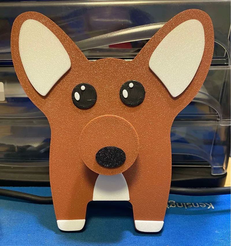 Tiny Dog Glasses Phone holder with AMS eyes