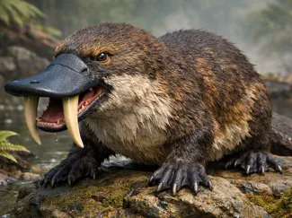 Sabertoothed Duckbill platypus