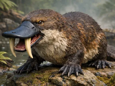 Sabertoothed Duckbill platypus