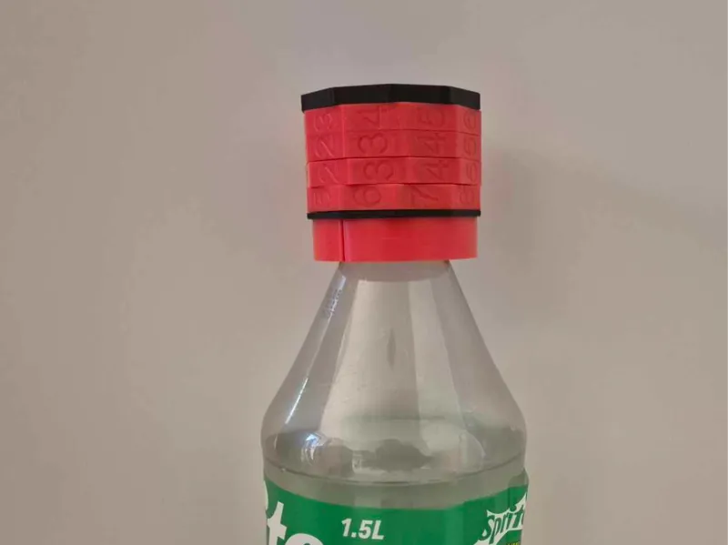 combination lock for soda bottles
