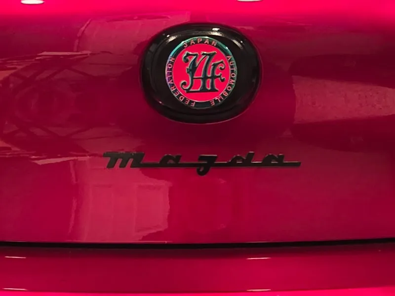 Custom Cursive Mazda Emblem