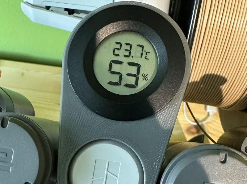 Hygrometer holder for AMS Lite