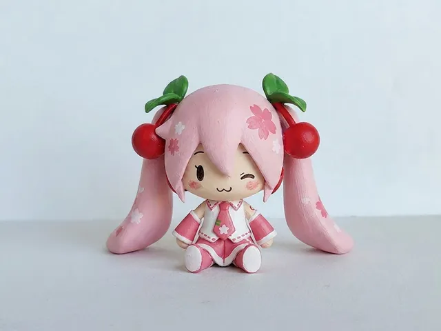 樱初音 粘土人 Q版