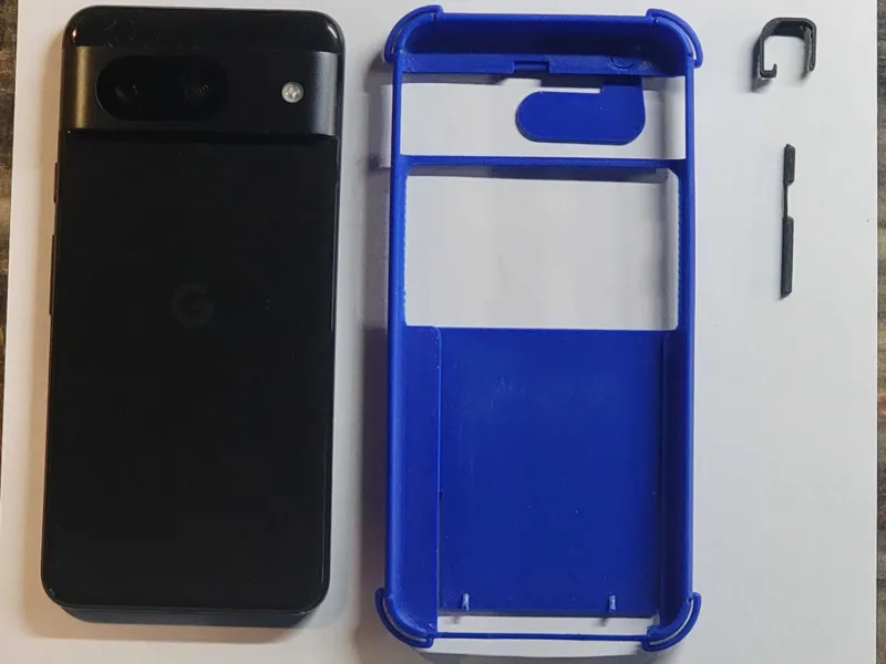 Pixel 8 Phone Case w/ cards and cam covers