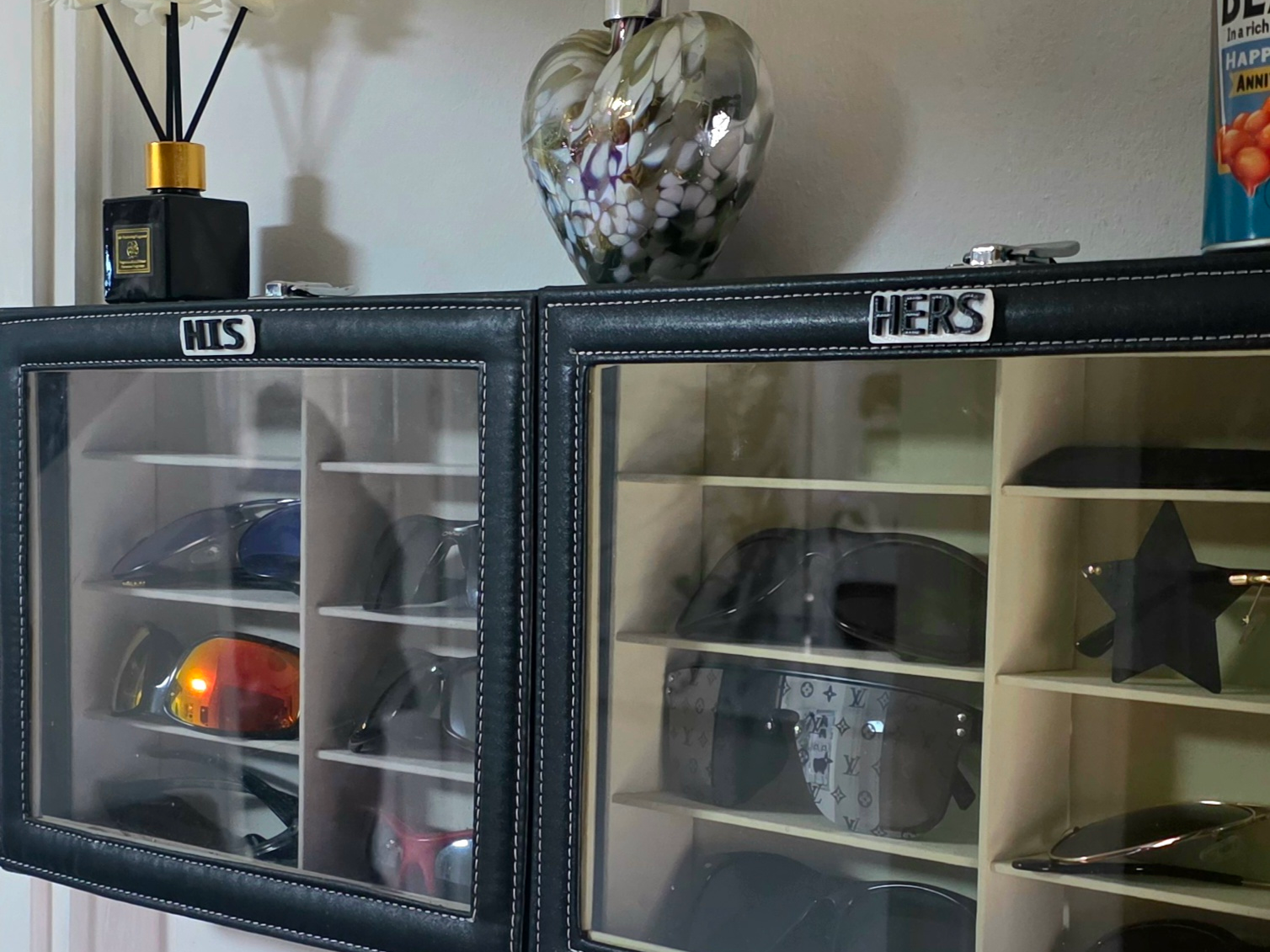 His & Hers Shelf Signs